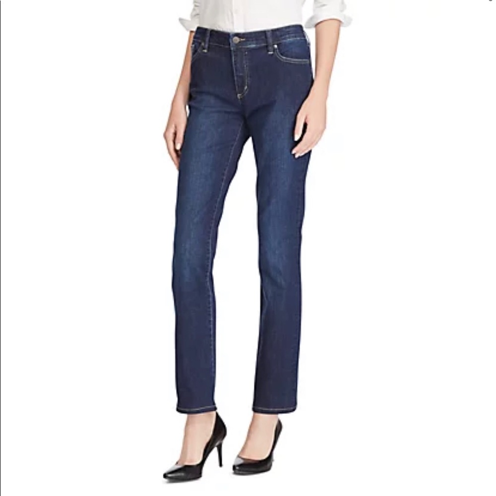 RALPH LAUREN STRAIGHT LEG STRETCH DENIM 16W
